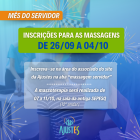 Mês do servidor – Inscrições para as massagens