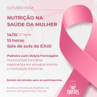 Outubro Rosa: palestra sobre nutrição na saúde da mulher